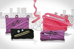 ZIPIT Grillz 怪兽拉链笔袋零钱包