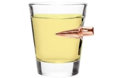 Lucky Shot 真子弹头嵌入手工酒杯