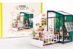 若态 RoboTime 若来 Rolife 手工木制微缩房子模型
