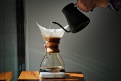Chemex 木手柄玻璃滴漏咖啡壶