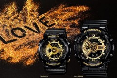 卡西欧 Casio G-SHOCK GA-110 黑金运动手表