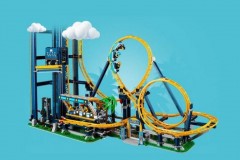 乐高 LEGO 翻滚过山车拼装积木