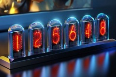 创翼 INCV 拟辉光管桌面时钟