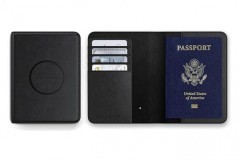 Satechi 防丢素皮护照夹