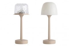 淳言高脚水波纹氛围台灯