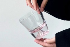 趣皿 QUMIN 粉色富士山杯子