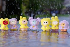 LINE FRIENDS 连我朋友 BT21 minini 雨天系列玩偶挂件