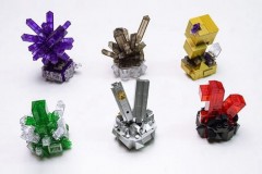Nifeliz 地质矿石拼插积木模型玩具