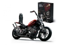 Nifeliz Chopper 摩托车组装积木模型玩具