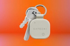 Satechi Find My 带定位器素皮钥匙扣