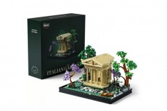 Nifeliz 意大利花园建筑拼插积木模型玩具