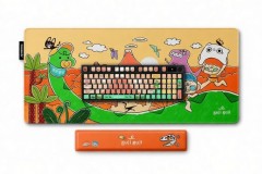 Thekapco x Guji Guji 《咕咕咕》联名款重返侏罗纪恐龙世界键盘套装