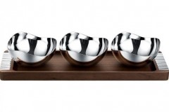 摩登 MODERN 轻奢胡桃木干果盘