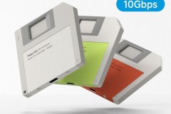 海备思 Hagibis 软盘造型固态硬盘盒