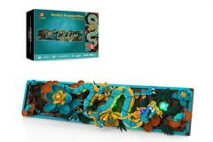 JMBricklayer 神话中国龙壁积木套装