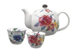 美浓烧 Mino Yaki 红颜花语茶具礼盒