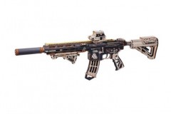 若态 ROBOTIME 若客 ROKR M416 突击步枪拼装积木