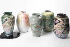 九谷烧轻奢花瓶