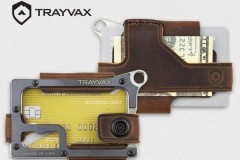 Trayvax Contour 金属真皮结合卡包