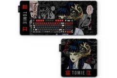 Thekapco x 伊藤润二 Junji Ito 富江 Tomie 联名暗黑主题机械键盘套装
