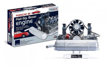 保时捷Porsche 911 6缸水平放置发动机拼装模型