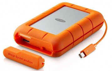 雷孜 LaCie Rugged 防震移动硬盘