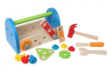 Hape Fix It 儿童木制木匠工具箱玩具