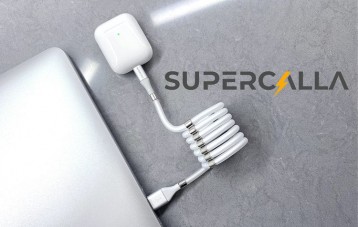 Supercalla 磁吸收纳充电数据线