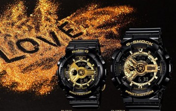 卡西欧 Casio G-SHOCK GA-110 黑金运动手表