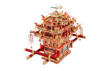 拼酷 PieceCool 金属拼装花轿模型