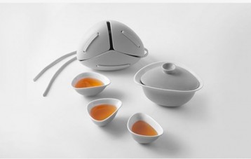 熊与杨虎口盖碗茶具