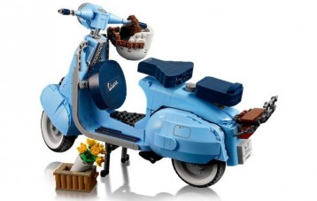 乐高 LEGO 韦士柏 Vespa 摩托车拼装积木