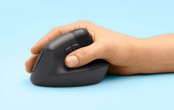 罗技 Logitech Lift 垂直操作人体工学无线光学鼠标