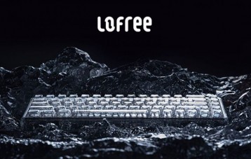 洛斐 Lofree 1% 透明机械键盘