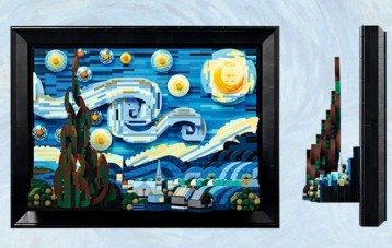 乐高 Lego 梵高星空拼插积木
