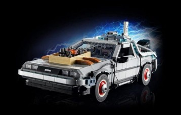 乐高 LEGO 回到未来时光机拼装积木