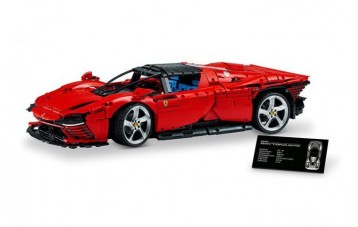 乐高 LEGO 法拉利 SP3 跑车拼插积木模型