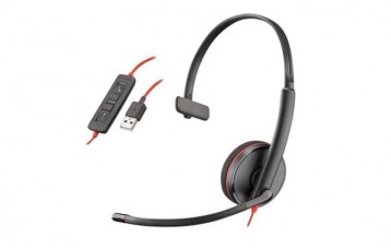 缤特力 Plantronics 话务员有线耳机