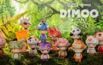 泡泡玛特 POPMART DIMOO 约会日系列手办盲盒
