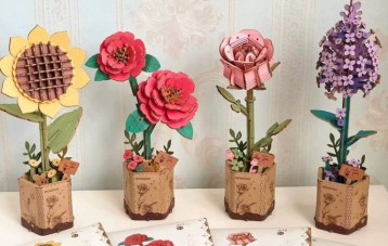 若来 Rolife 若物木艺繁花立体拼图