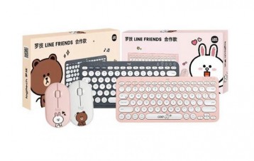 罗技 logitech Line Friends 联名键鼠套装