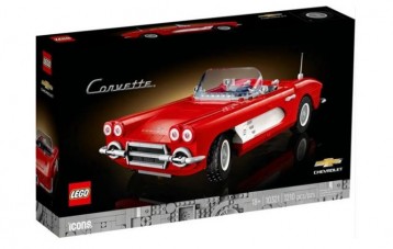 乐高 LEGO ICONS 系列雪佛兰 Corvette 复古车模拼装积木