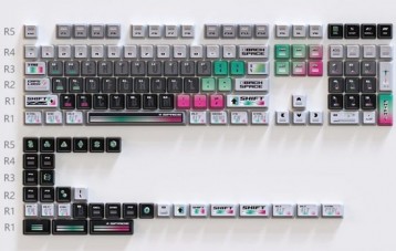 PIIFOX《构》核动力 PBT 透明热升华透光键帽