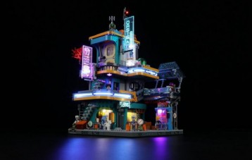 Funwhole 赛博朋克系列街景积木