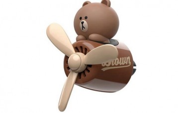 哈科 hikii 卡通飞行员车载香薰