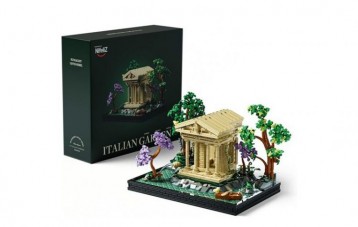 Nifeliz 意大利花园建筑拼插积木模型玩具