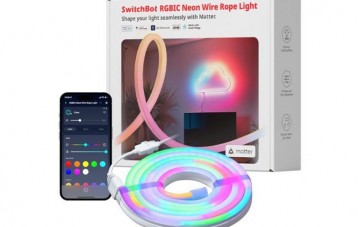 SwitchBot 霓虹灯效果柔性可弯曲智能灯管