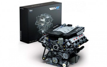 Nifeliz V8 发动机拼装积木模型