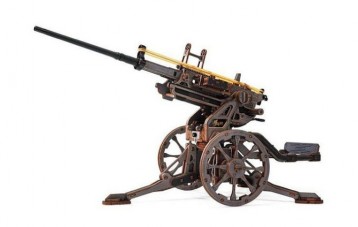 若客 ROKR 苏罗通高射炮木质拼装玩具