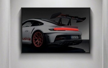 星光潮汐跑车发光装饰画